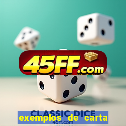 exemplos de carta do leitor